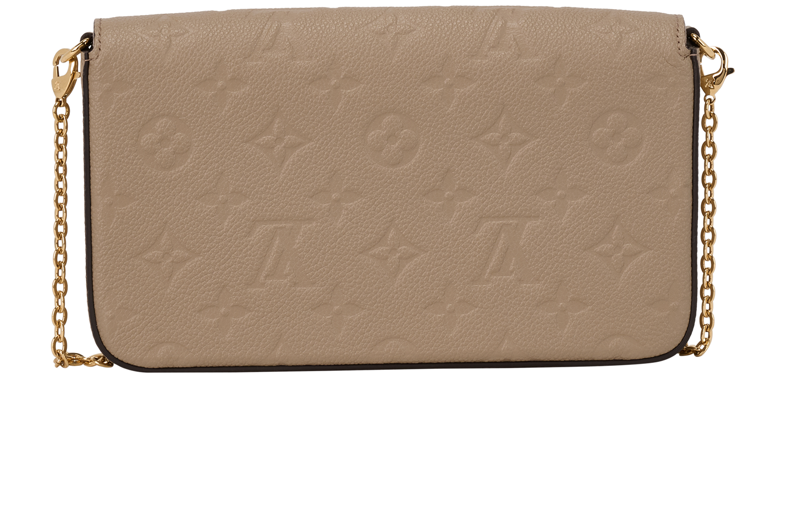 Felicie Pochette, &pound;930, Handbags, Taupe, Leather, Back view